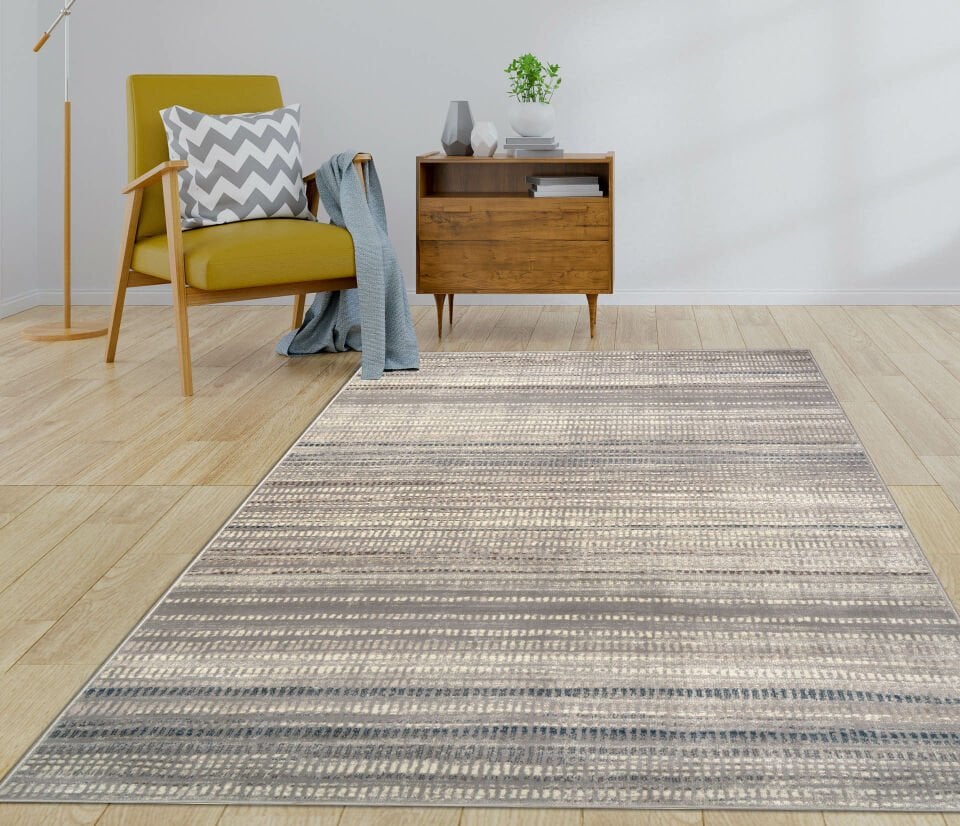 Home Dream Exess Krem Gri Modern Halı EXE002
