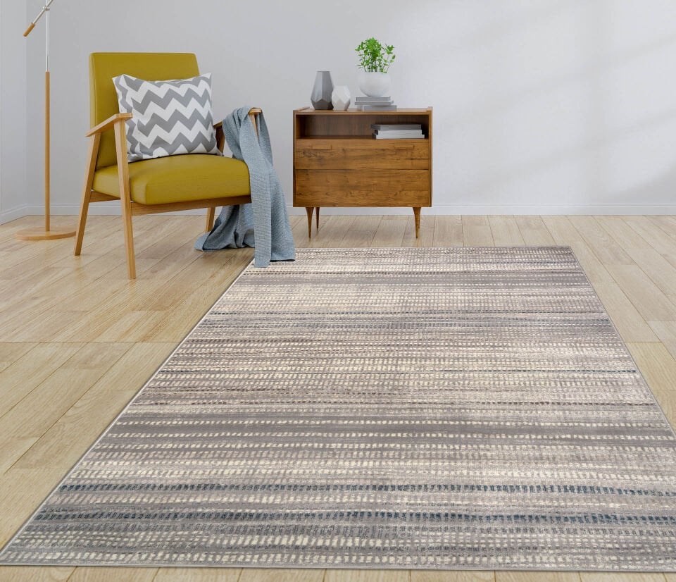 Home Dream Exess Krem Gri Modern Halı EXE002