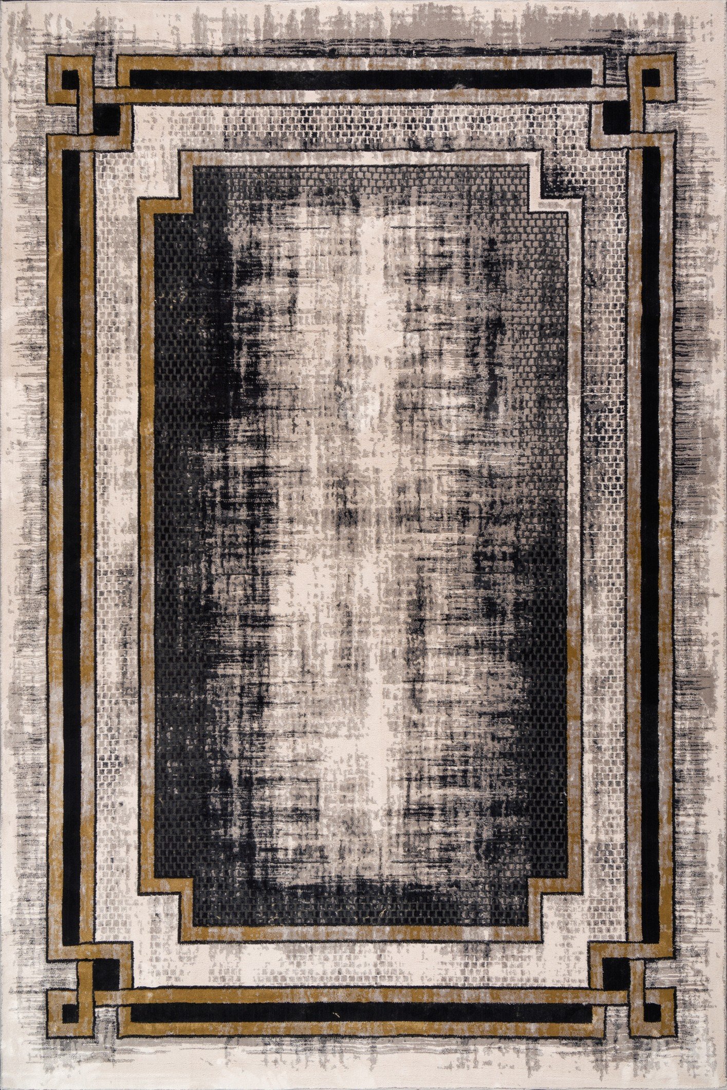 Home Dream LYKIA Antrasit Krem Modern Halı LYK002