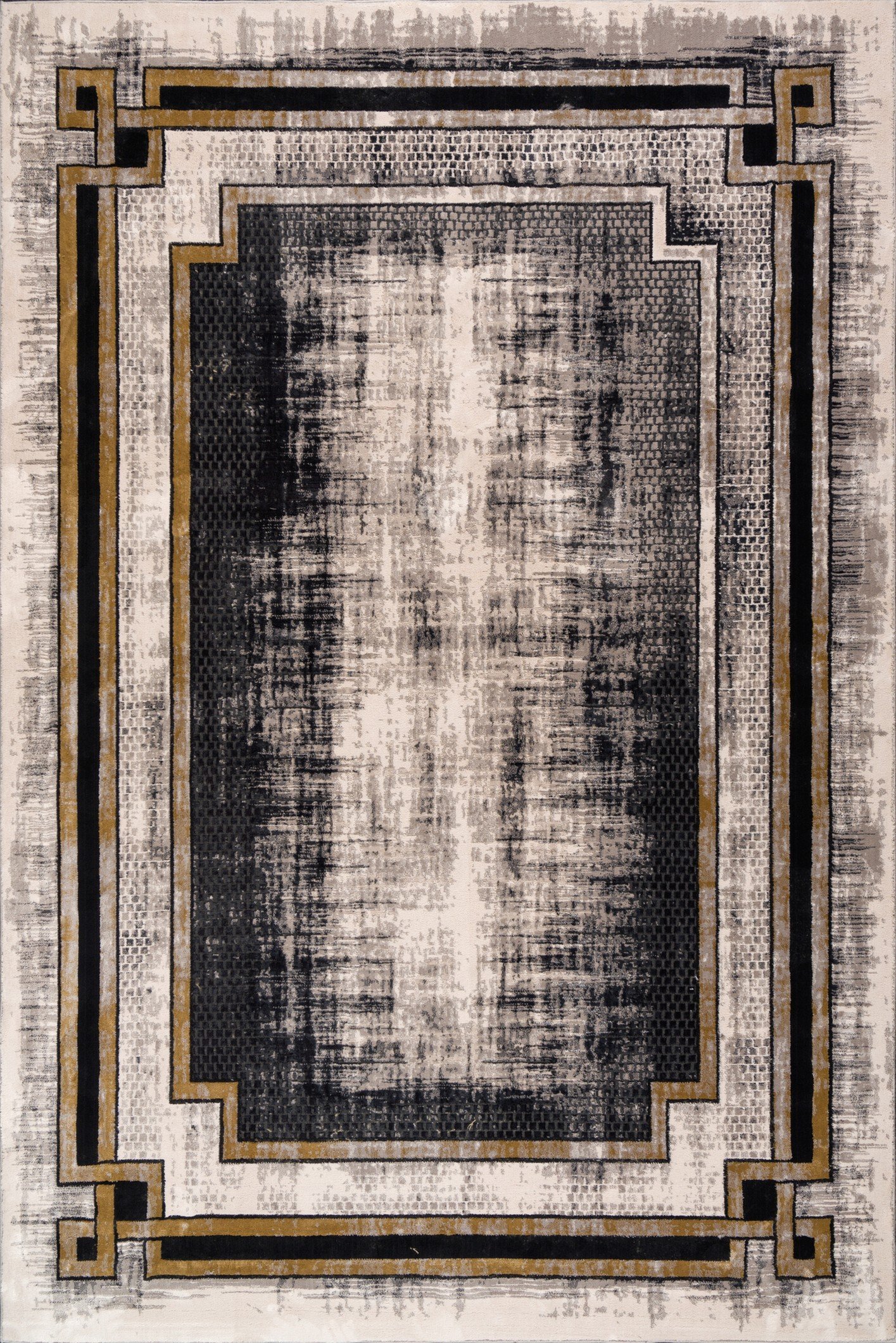 Home Dream LYKIA Antrasit Krem Modern Halı LYK002