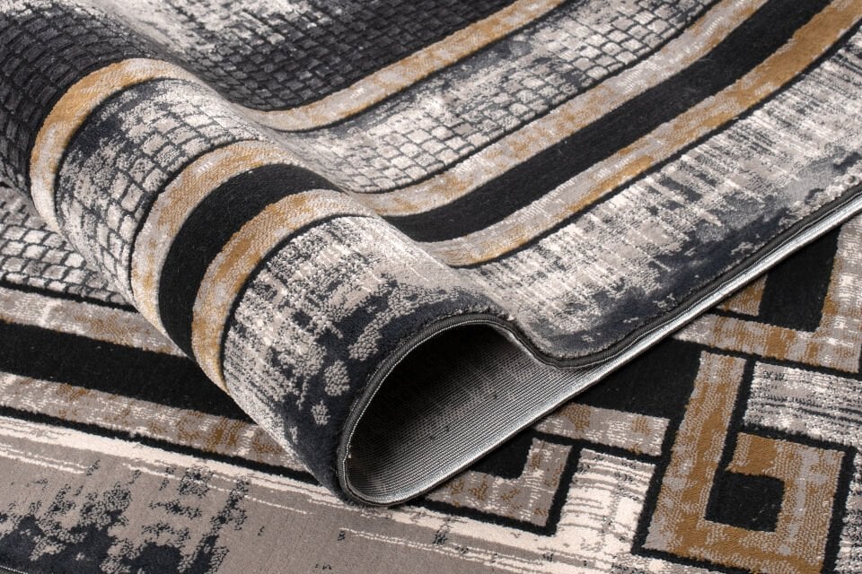 Home Dream LYKIA Gri Antrasit Modern Halı LYK002