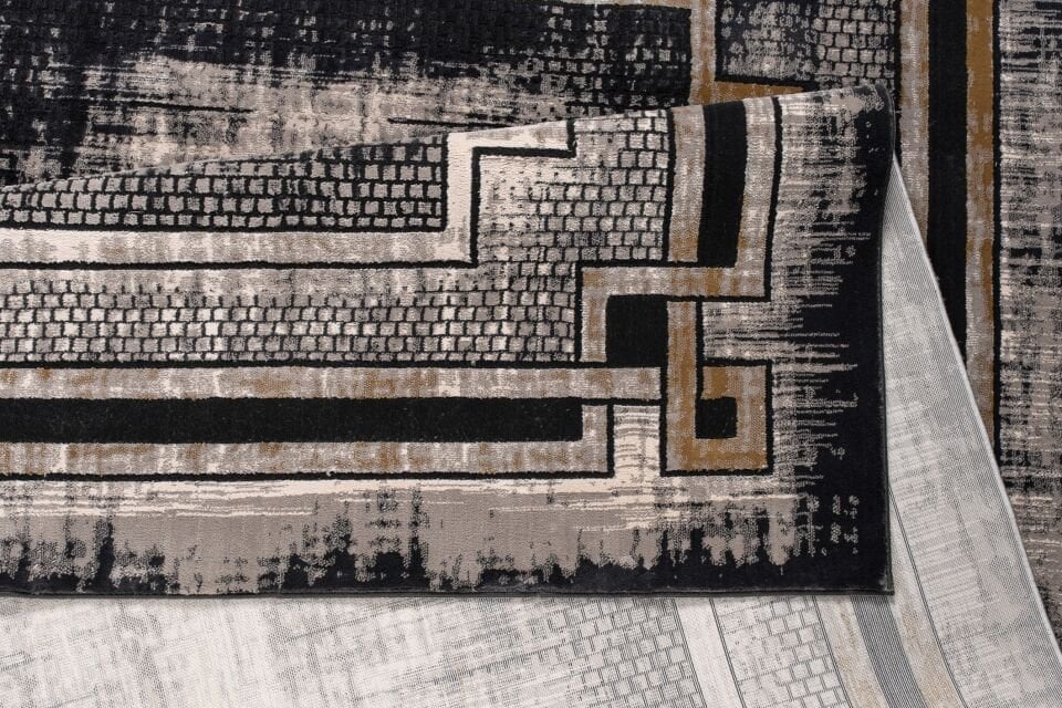 Home Dream LYKIA Gri Antrasit Modern Halı LYK002