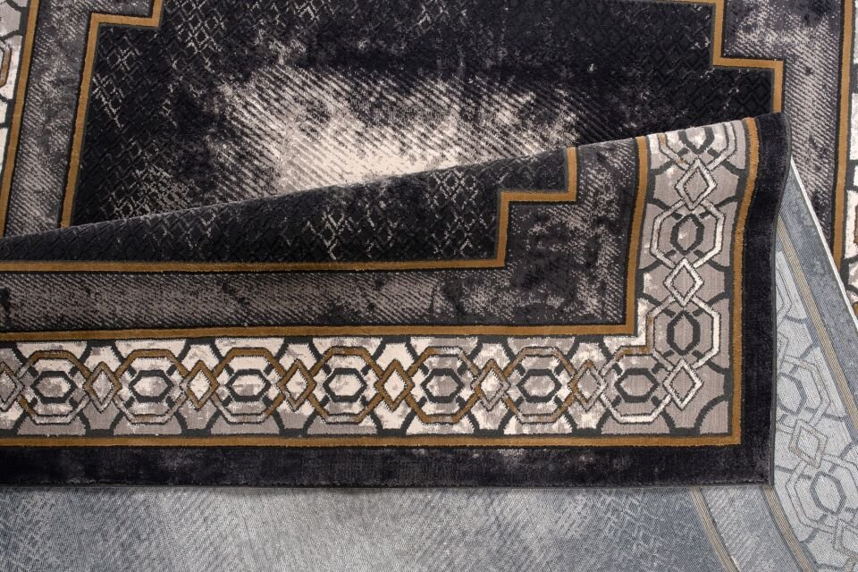 Home Dream Lykia Gri Antrasit Modern Halı LYK008