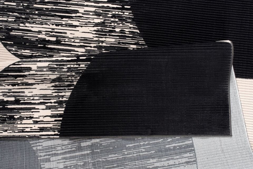 Home Dream Lykia Siyah Beyaz Modern Halı LYK009