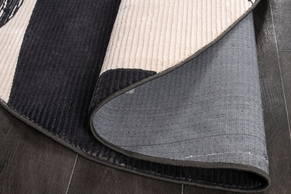 Home Dream Lykia Siyah Beyaz Modern Halı LYK009