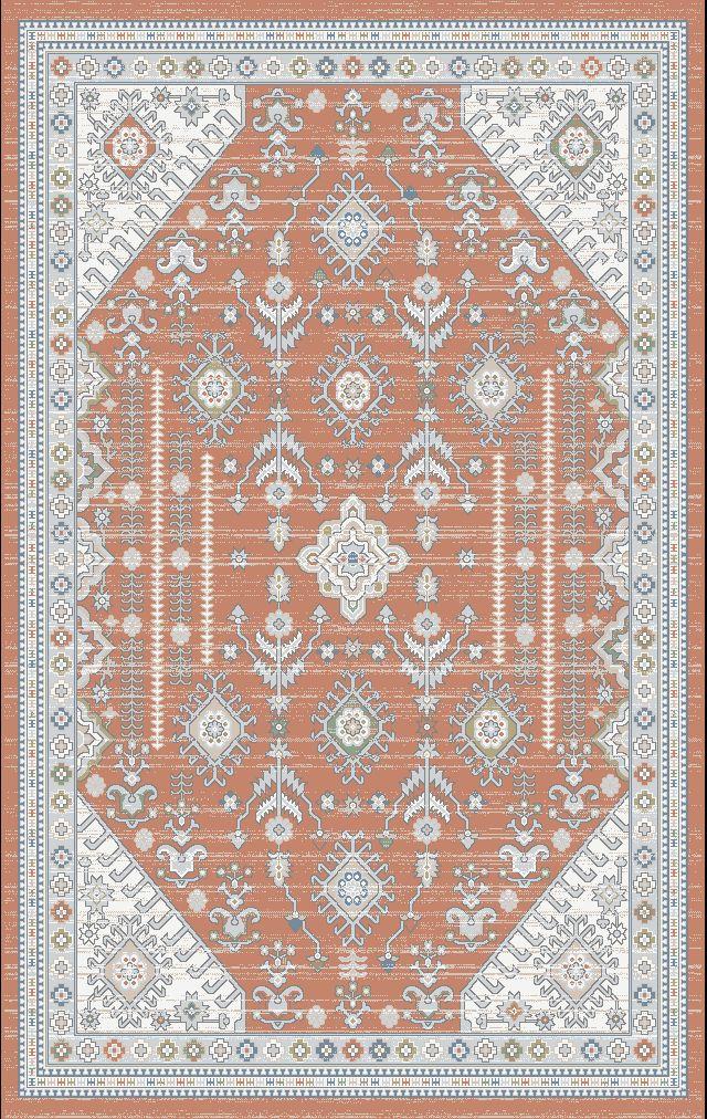 Home Dream Authentic Salon, Mutfak , Oturma Odası ve Çocuk Odası Halısı N0104A Terra