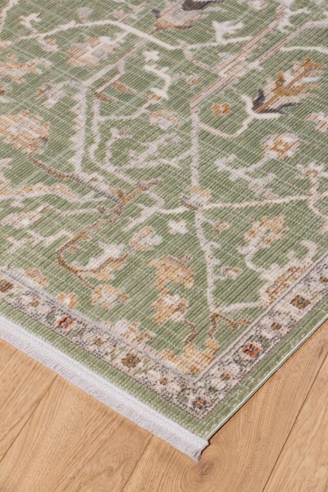 Home Dream Authentic Salon, Mutfak , Oturma Odası ve Çocuk Odası Halısı N0089B Yeşil