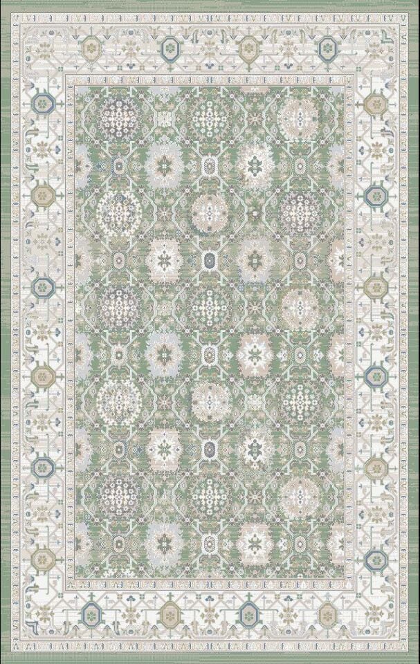 Home Dream Authentic Salon, Mutfak , Oturma Odası ve Çocuk Odası Halısı G0680A Yeşil