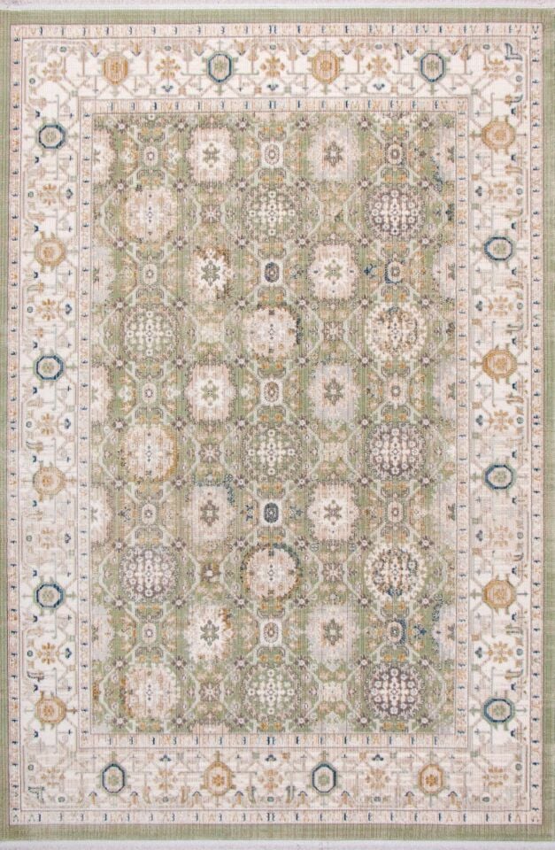 Home Dream Authentic Salon, Mutfak , Oturma Odası ve Çocuk Odası Halısı G0680A Yeşil