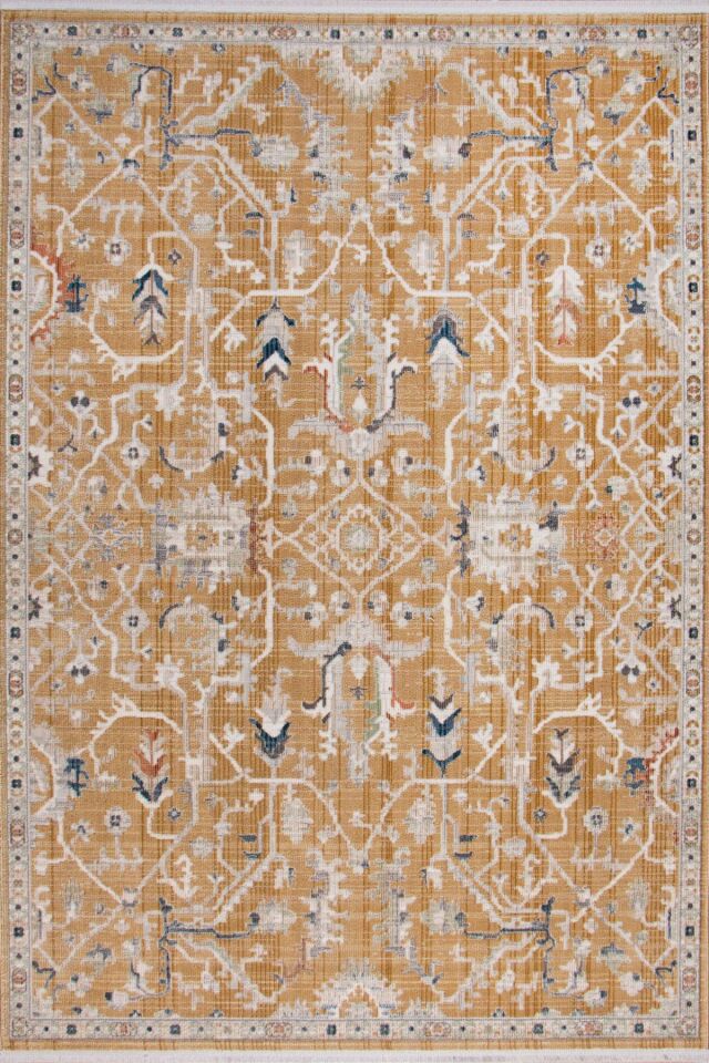 Home Dream Authentic Salon, Mutfak , Oturma Odası ve Çocuk Odası Halısı N0089B Altın 120 X 180 D