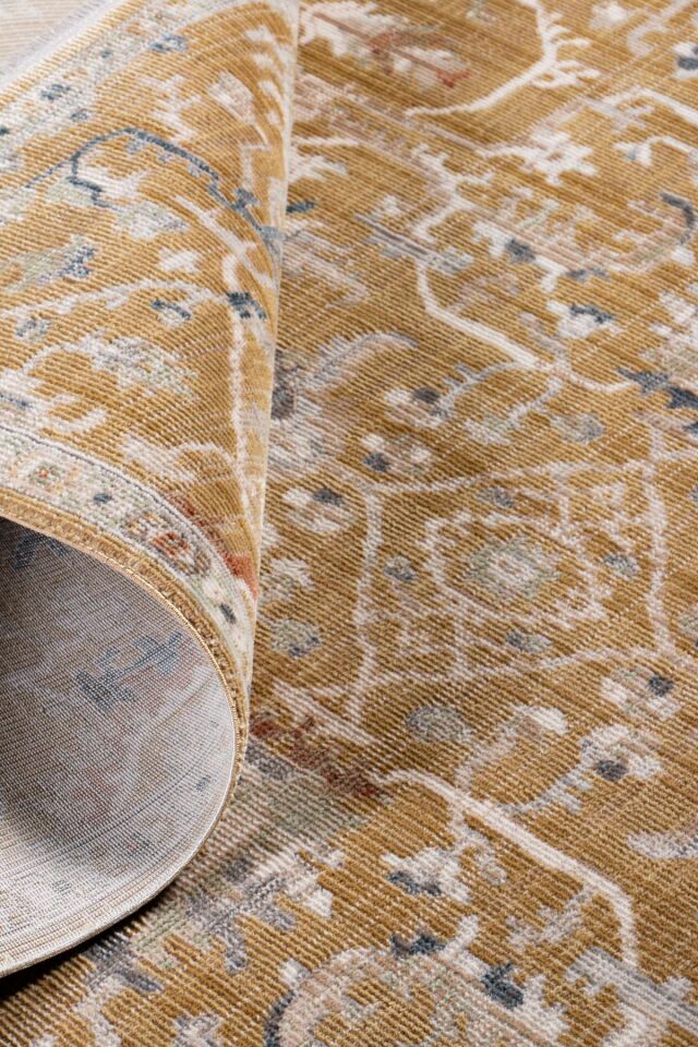 Home Dream Authentic Salon, Mutfak , Oturma Odası ve Çocuk Odası Halısı N0089B Altın 120 X 180 D