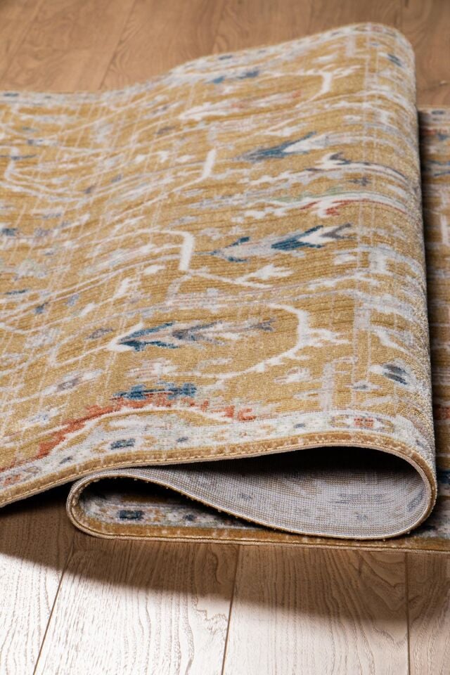 Home Dream Authentic Salon, Mutfak , Oturma Odası ve Çocuk Odası Halısı N0089B Altın 120 X 180 D