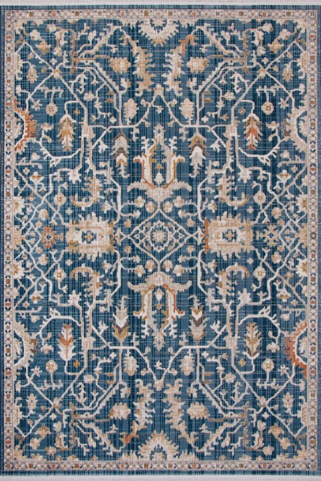 Home Dream Authentic Salon, Mutfak , Oturma Odası ve Çocuk Odası Halısı N0089B Mavi