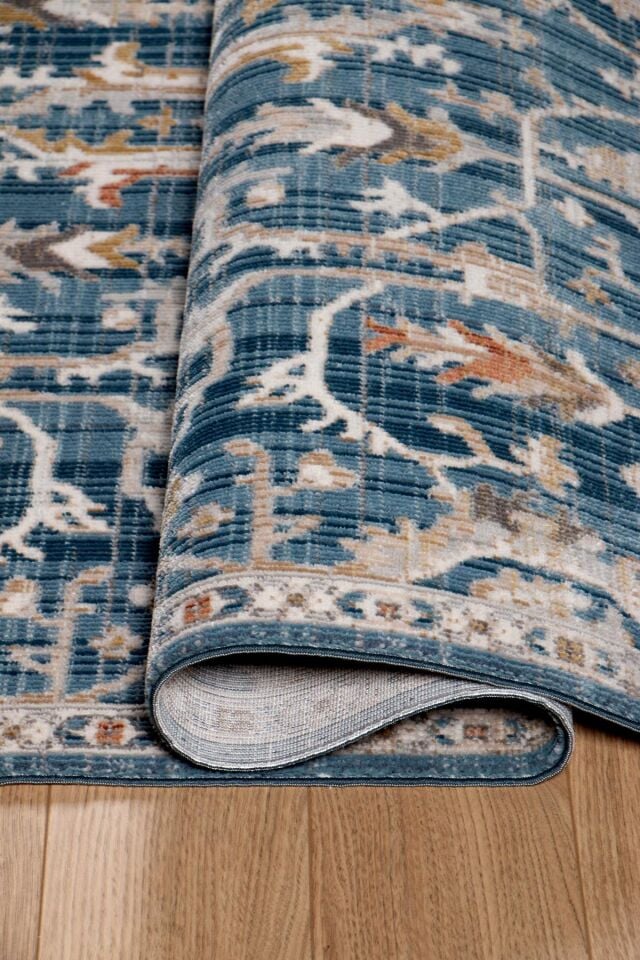 Home Dream Authentic Salon, Mutfak , Oturma Odası ve Çocuk Odası Halısı N0089B Mavi