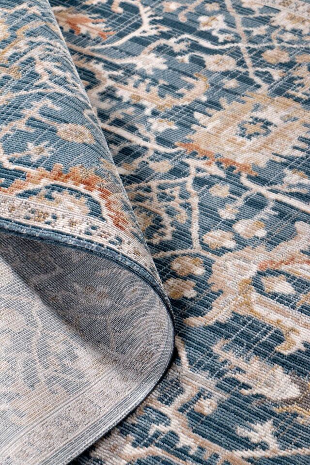 Home Dream Authentic Salon, Mutfak , Oturma Odası ve Çocuk Odası Halısı N0089B Mavi