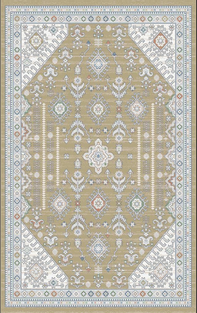 Home Dream Authentic Salon, Mutfak , Oturma Odası ve Çocuk Odası Halısı N0104A Altın