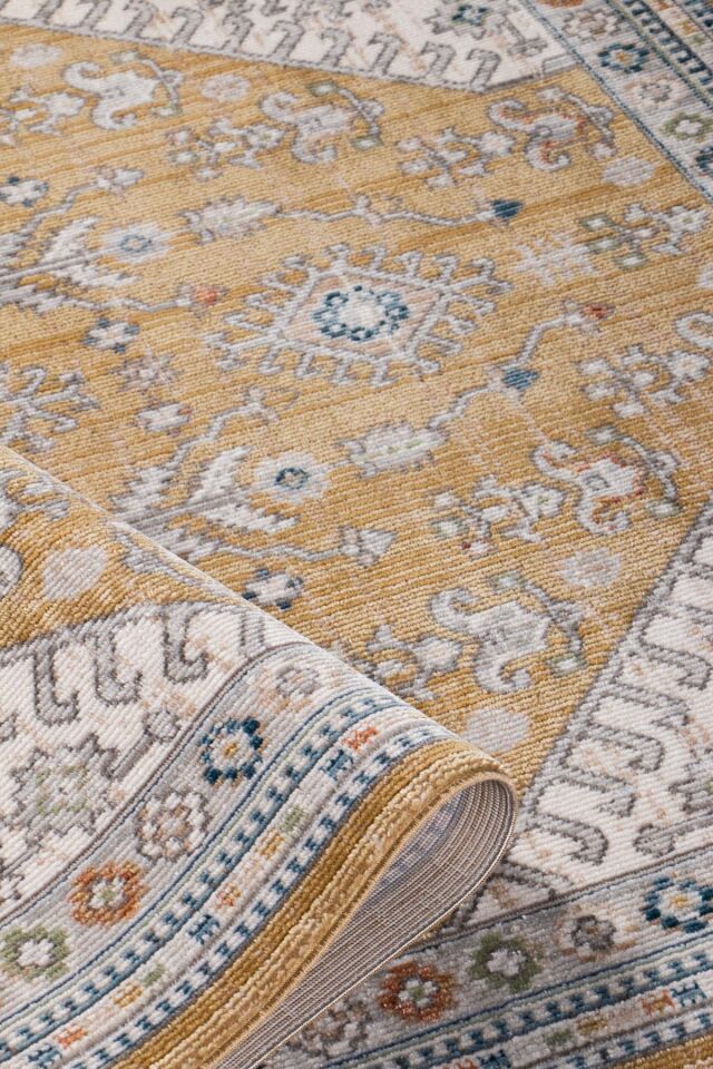 Home Dream Authentic Salon, Mutfak , Oturma Odası ve Çocuk Odası Halısı N0104A Altın