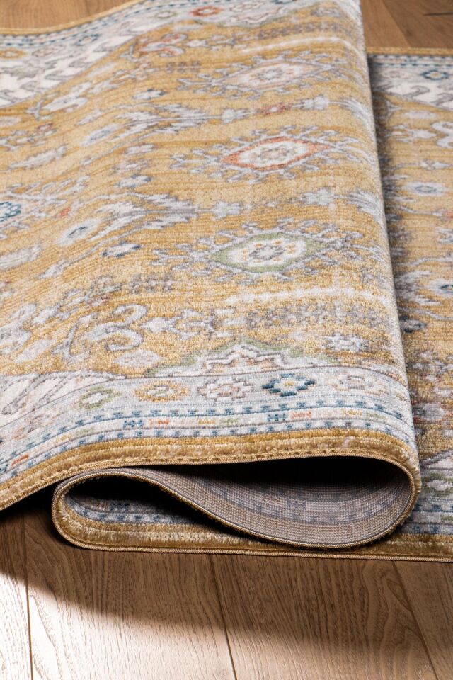 Home Dream Authentic Salon, Mutfak , Oturma Odası ve Çocuk Odası Halısı N0104A Altın