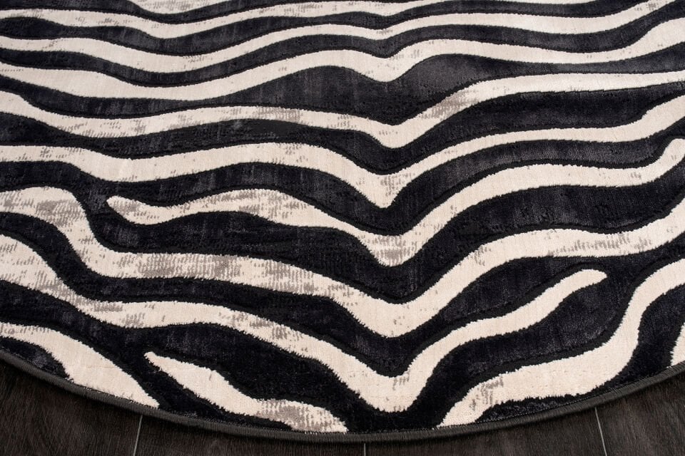 Home Dream Lykia Siyah Beyaz Modern Halı LYK011