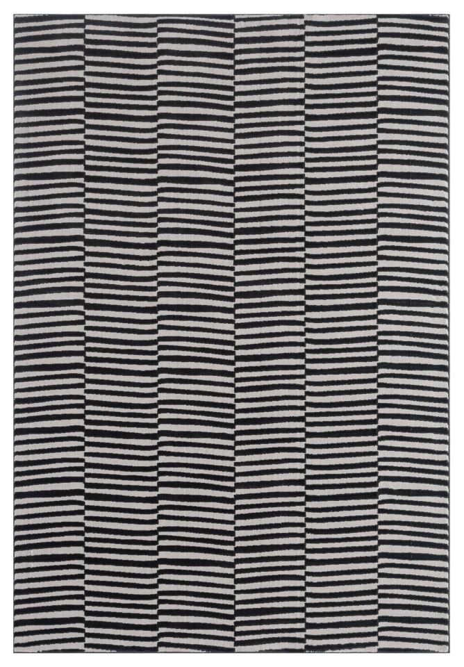 Home Dream Lykia Siyah Beyaz Modern Halı LYK004