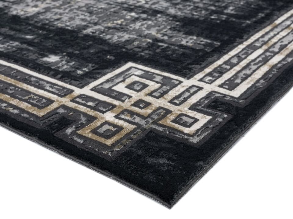 Home Dream Lykia Antrasit Gold Modern Halı LYK006