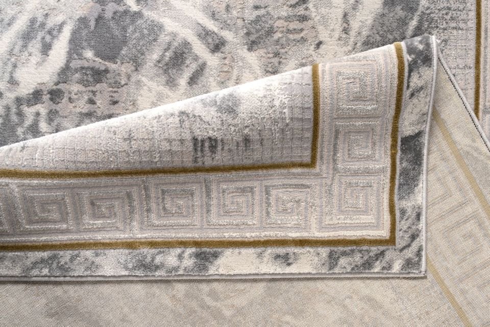 Home Dream Cresta Gri Gri Modern Halı CRS001 120 X 300 cm