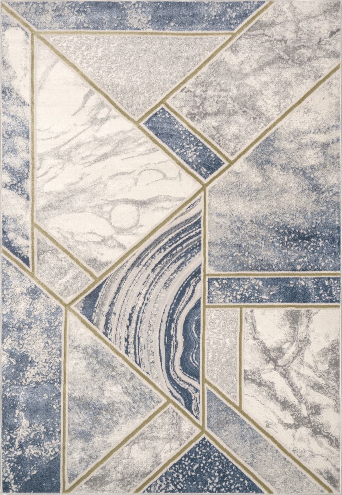 Home Dream Cresta Gri Mavi Modern Halı CRS002