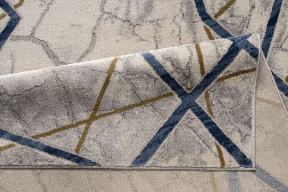 Home Dream Cresta Gri Mavi Modern Halı CRS004