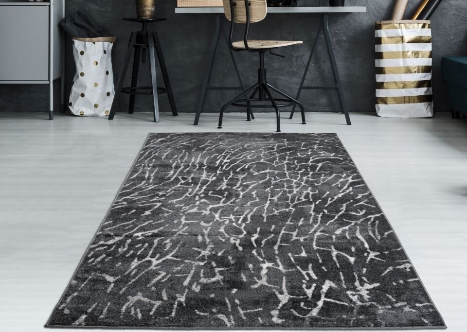 Home Dream Daymode Siyah Krem Modern Halı DYM005