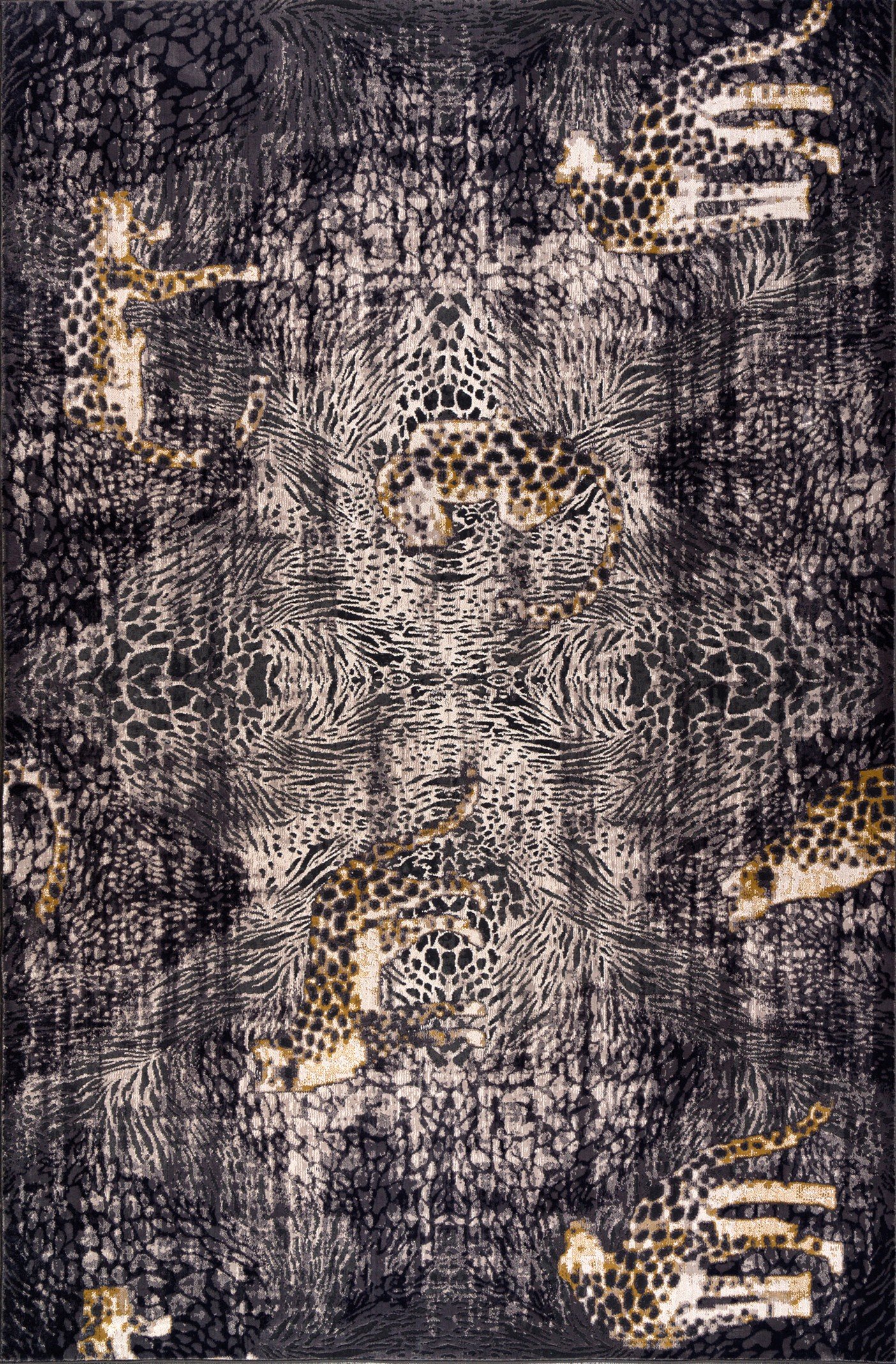 Home Dream Lykia Siyah Gold Modern Halı LYK013 170 X 250 cm