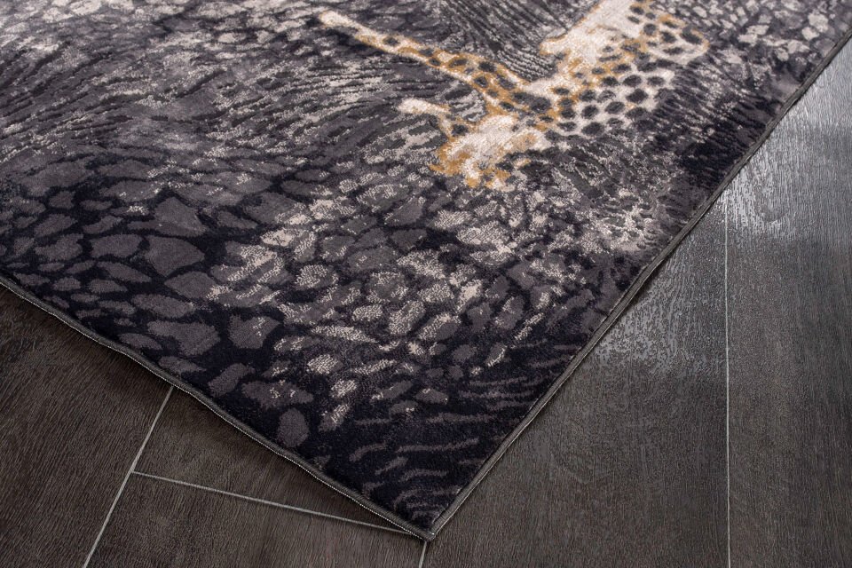 Home Dream Lykia Siyah Gold Modern Halı LYK013