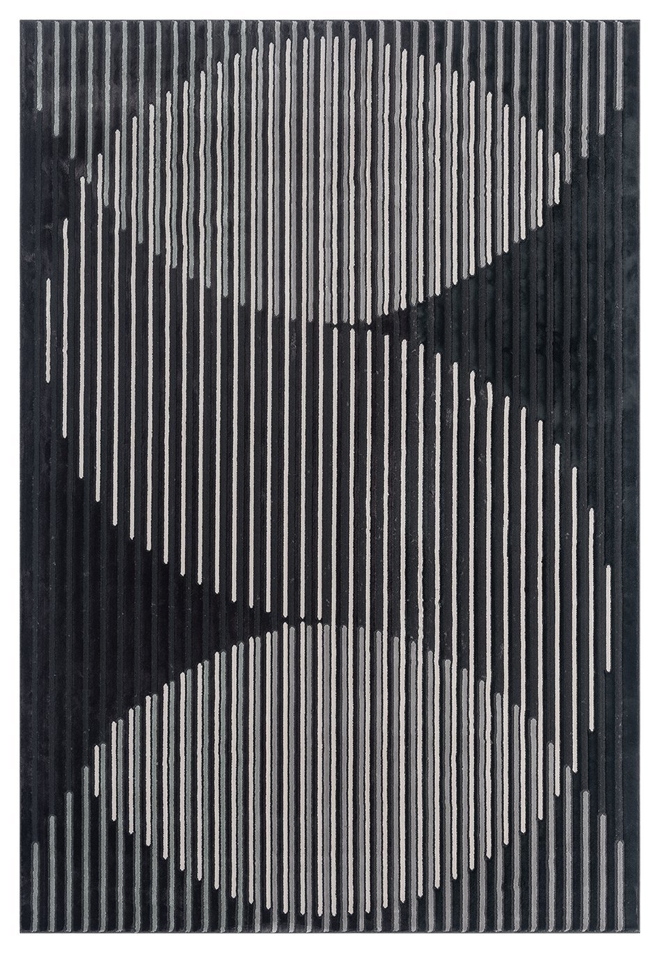 Home Dream Lykia Siyah Gri Modern Halı LYK014