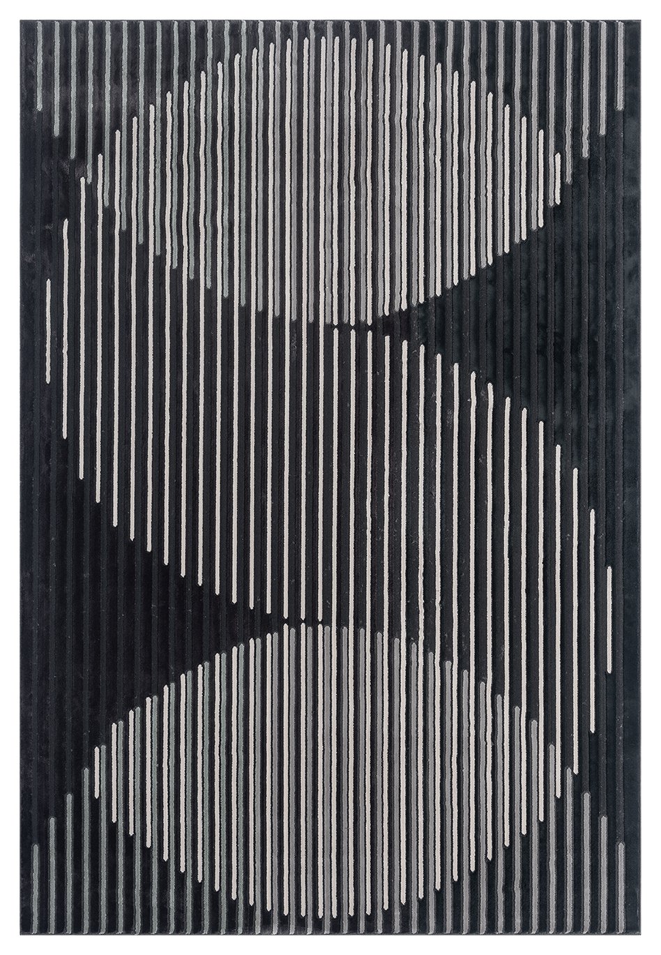 Home Dream Lykia Siyah Gri Modern Halı LYK014