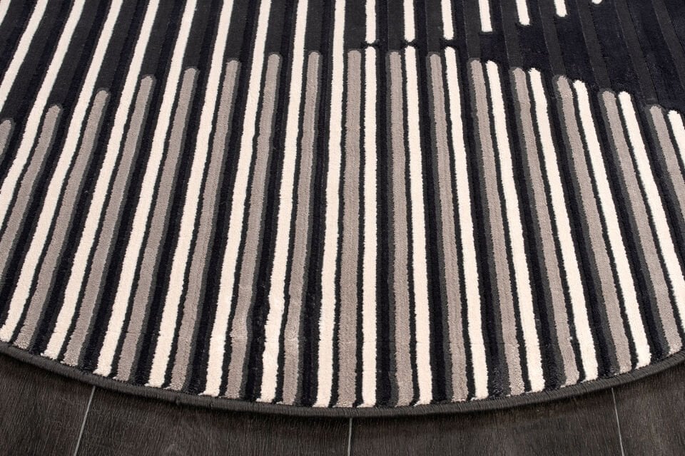 Home Dream Lykia Siyah Gri Modern Halı LYK014