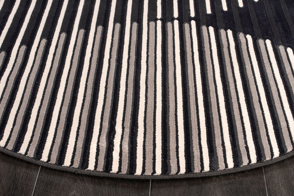 Home Dream Lykia Siyah Gri Modern Halı LYK014