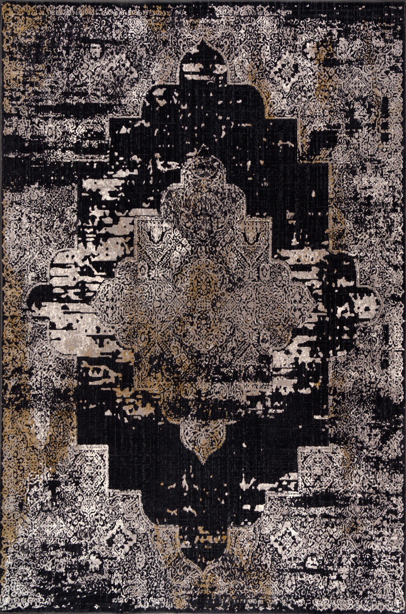 Home Dream Lykia Gri Siyah Modern Halı LYK015