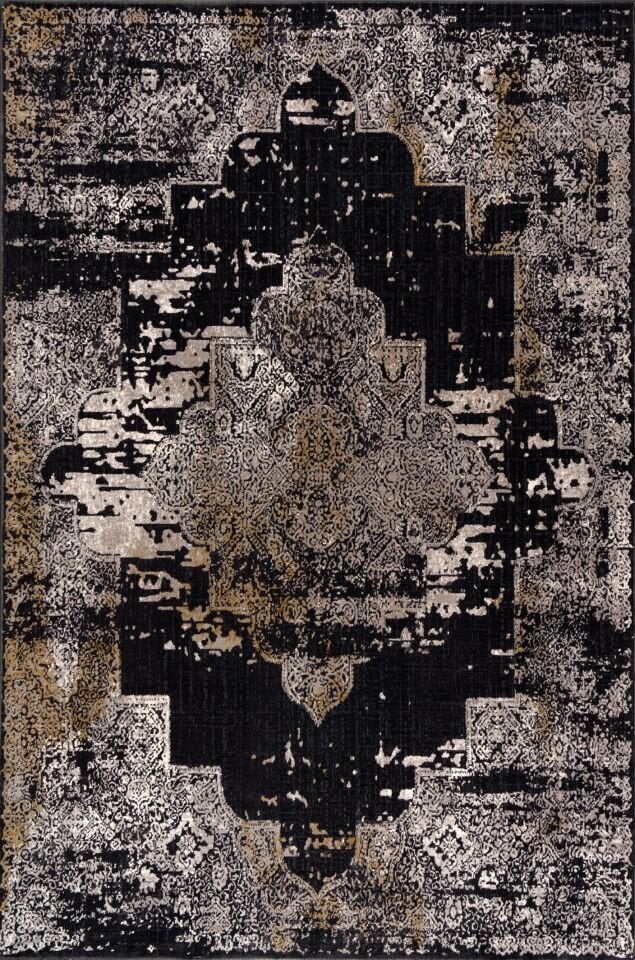 Home Dream Lykia Gri Siyah Modern Halı LYK015