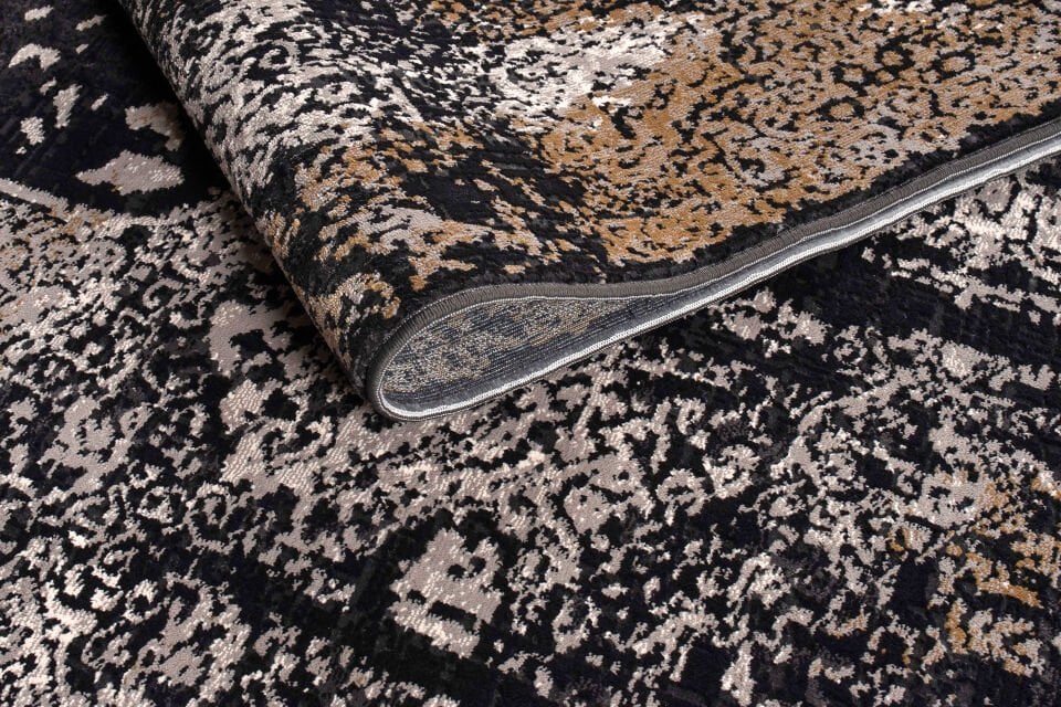 Home Dream Lykia Gri Siyah Modern Halı LYK015