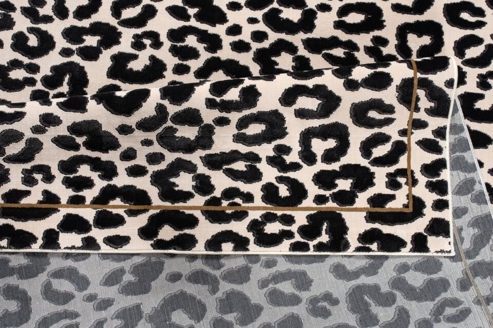 Home Dream Lykia Siyah Beyaz Modern Halı LYK016